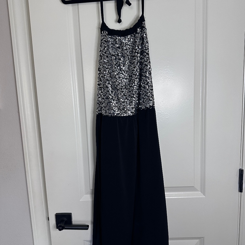 torrid Black and Silver Sequin Mini Dress
